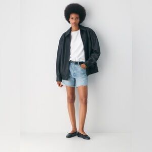 Denim form ex boyfriend high rise straight denim short